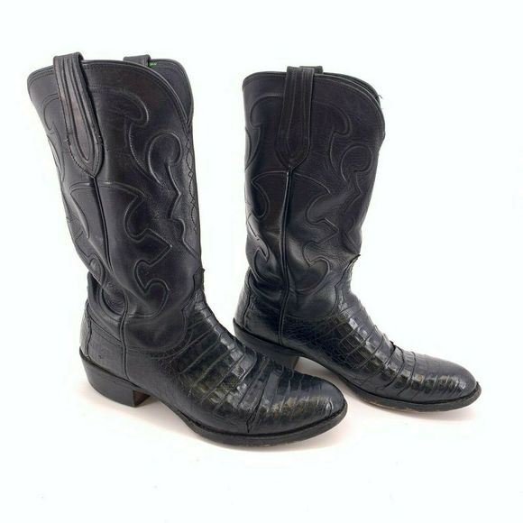lucchese crocodile belly boots